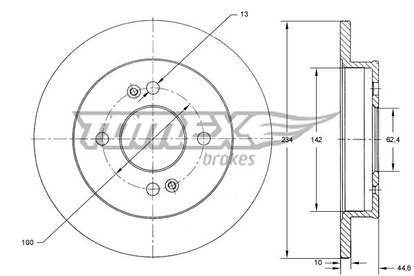 TOMEX Brakes TX 73-38...